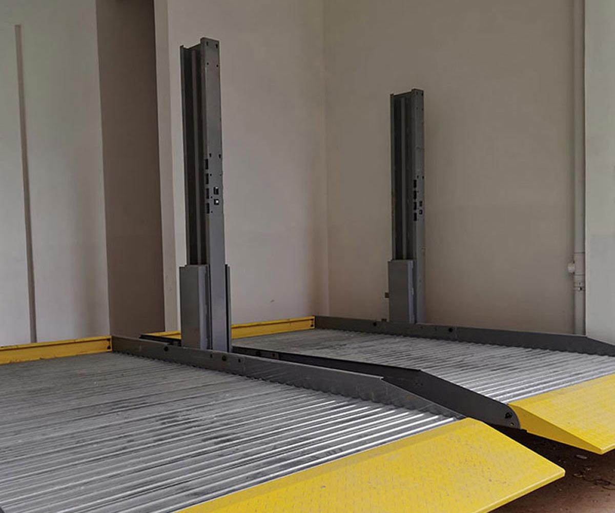 威信县两层PSH型机械式立体停车设备安装