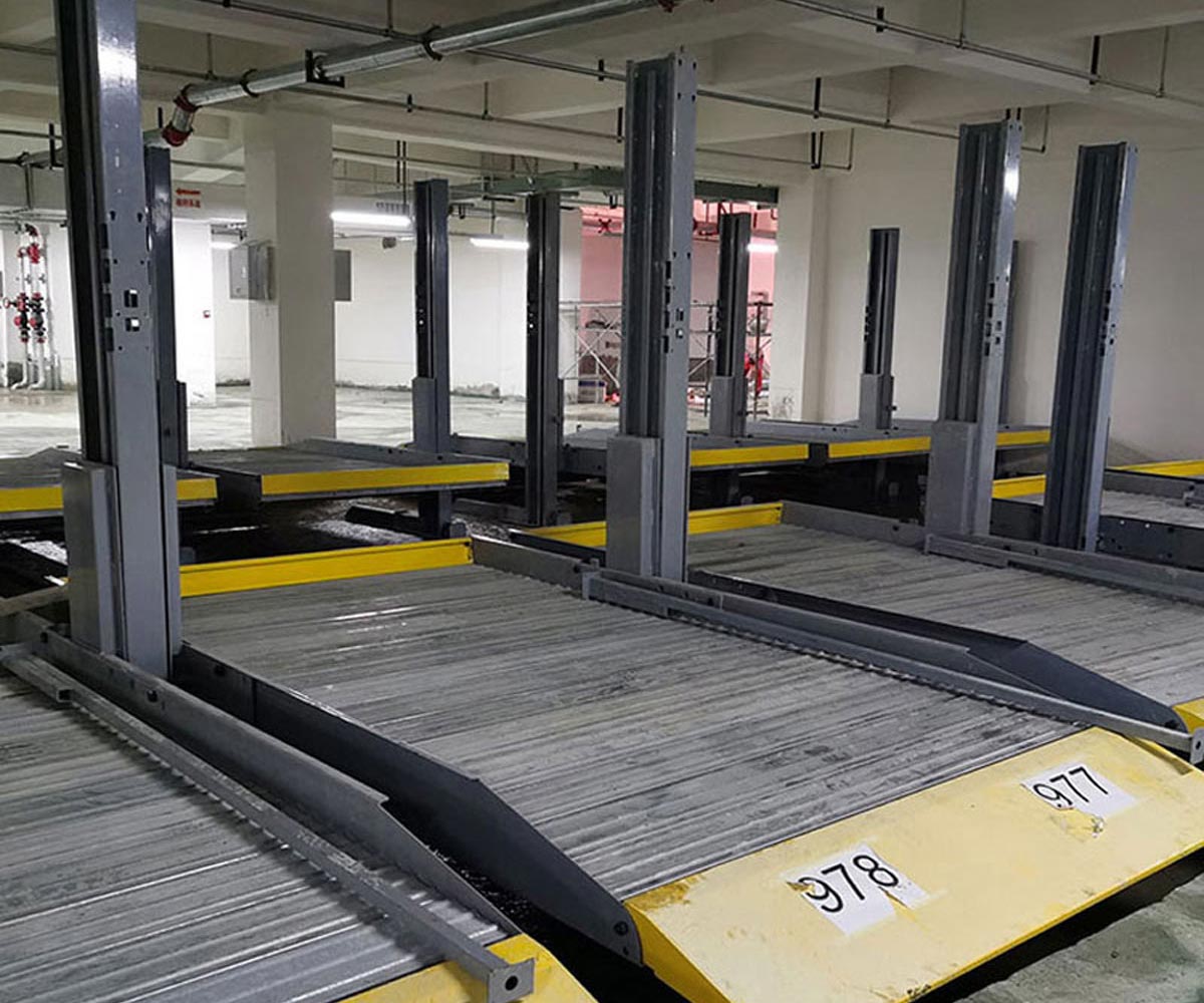 PSH升降横移式机械立体停车设备过验收