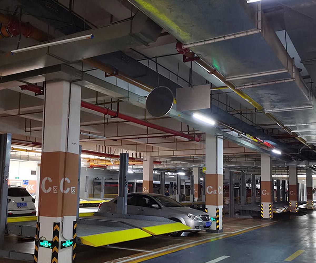 德阳市三层PSH型停车设备过验收