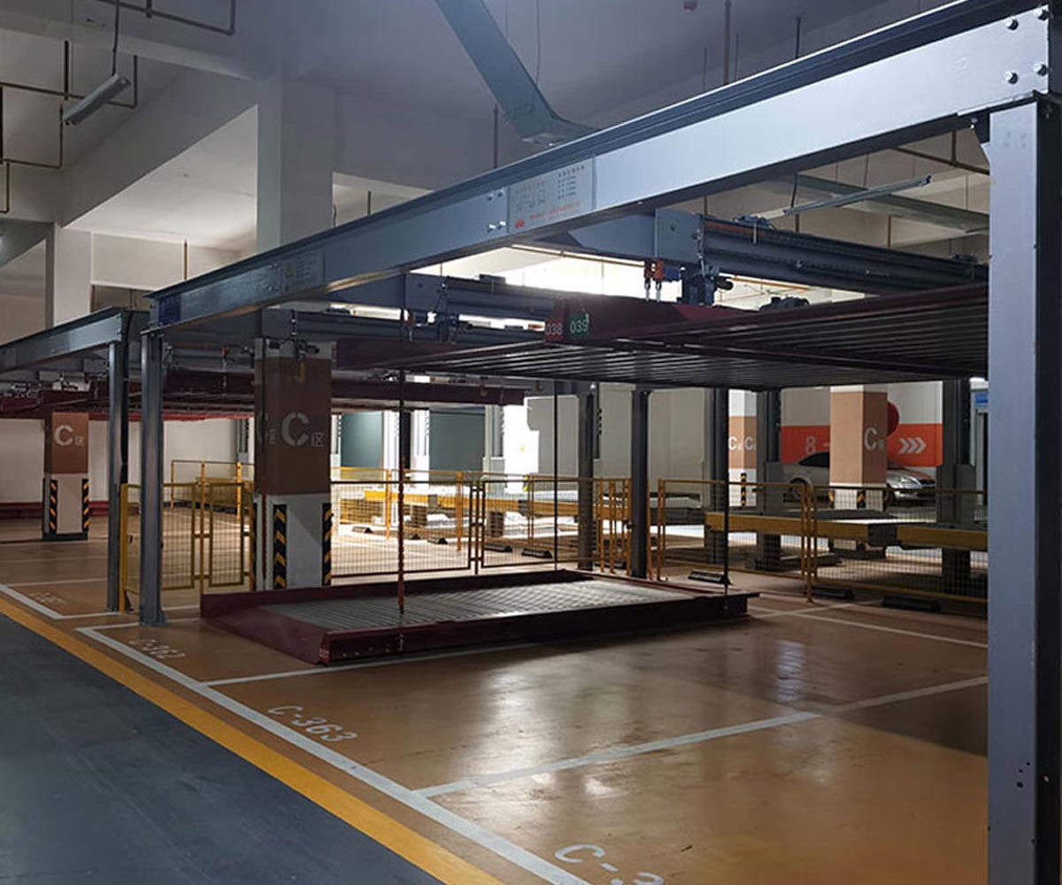 云阳县2层简易升降类立体停车场拆除