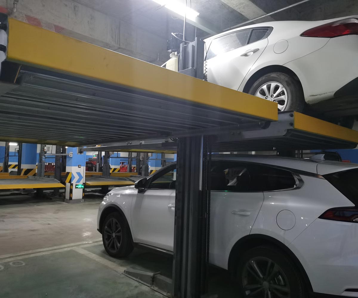 湖北省两柱式立体车库停车设备
