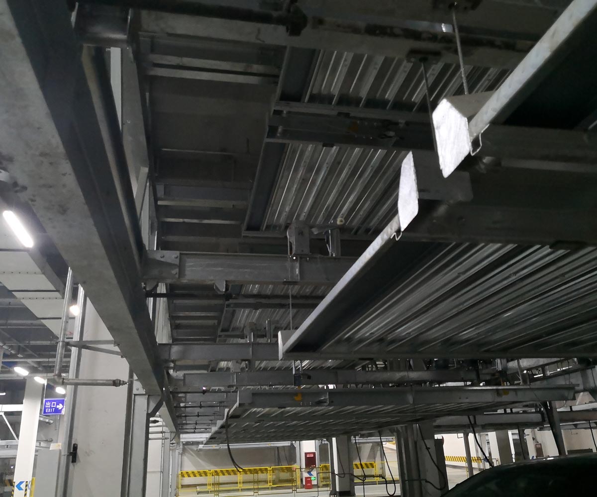 靖西市四至六层PSH4-6升降横移机械式立体停车库