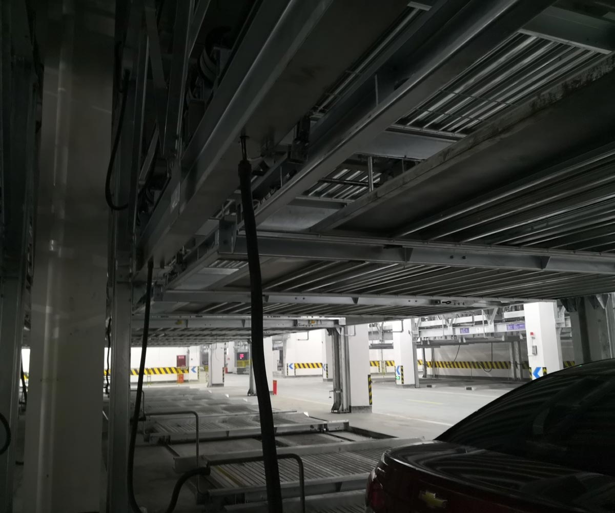 PSH2重列二层升降横移机械式立体停车库