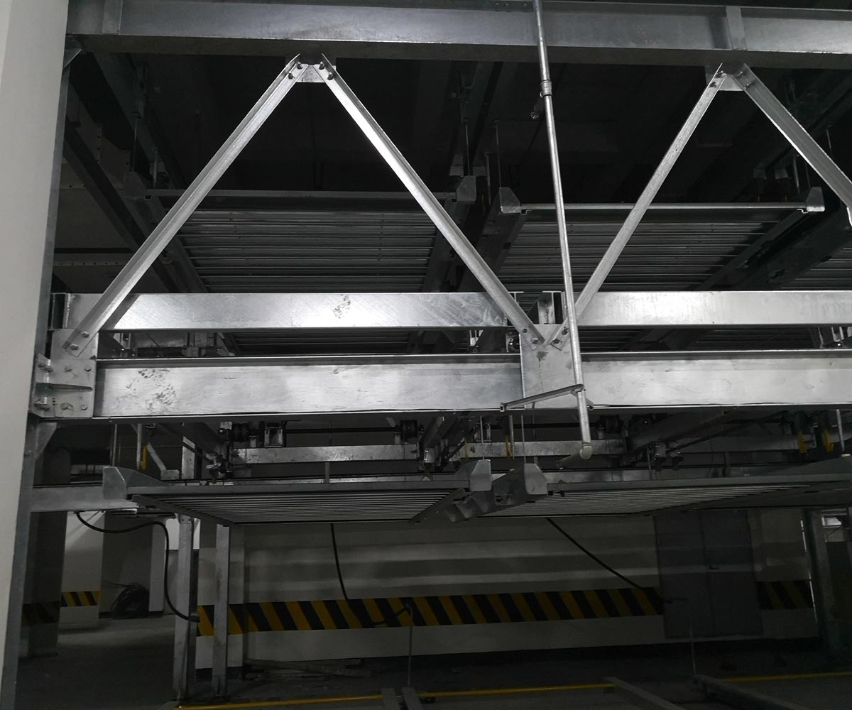 韩城市PSH2二层升降横移机械式立体停车库