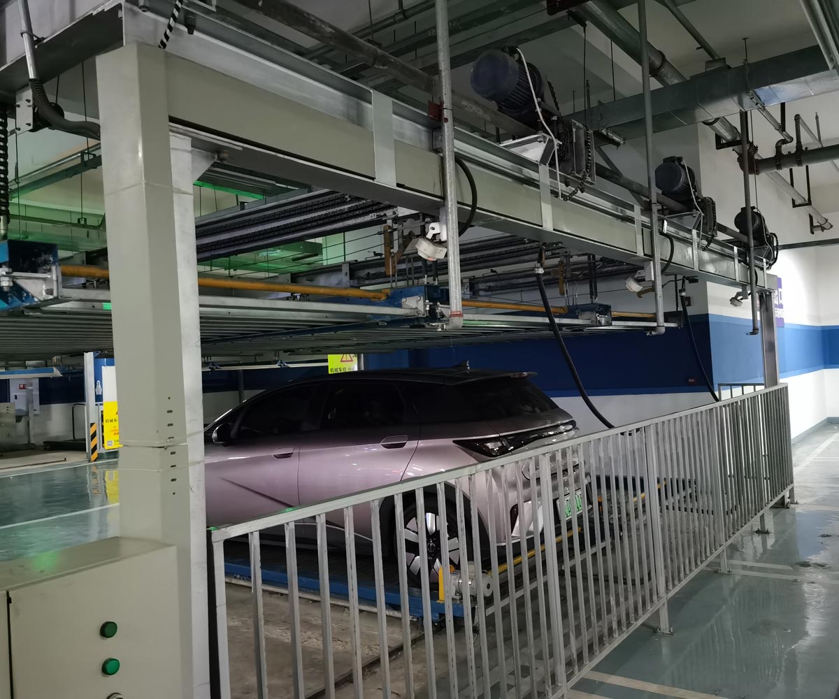永德县双层升降平移式立体停车